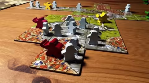 A ködbe zárt Carcassonne társasjáték