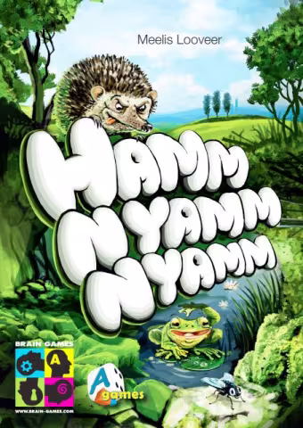 Hamm Nyamm Nyamm társasjáték borítója