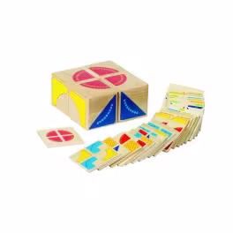 Kocka puzzle feladatkártyákkal