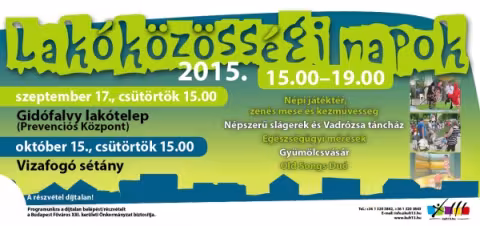 Lakóközösségi napok - Vizafogó sétány - 2015