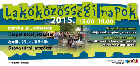 Lakóközösségi napok - Tüzér utca - 2015