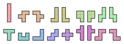 Pentomino elemei