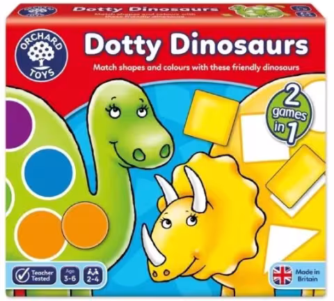 Pöttyös dínók doboza