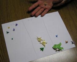 Origami verseny - Melyik madár kisebb?